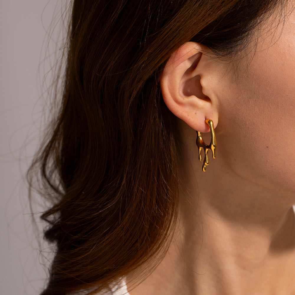 Melting Earrings