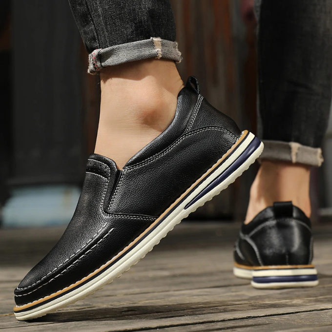 The Cooper Mocs Genuine Leather Loafers