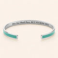 This Too Shall Pass Enamel Cuff Bracelet
